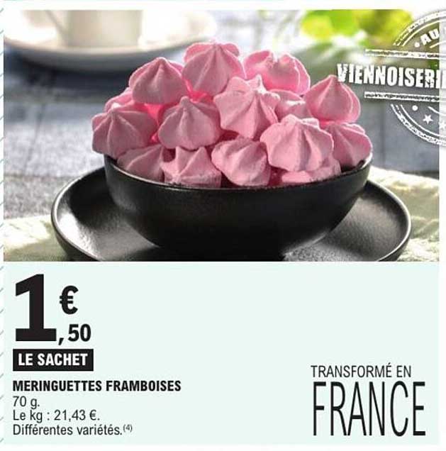MERINGUETTES FRAMBOISES
