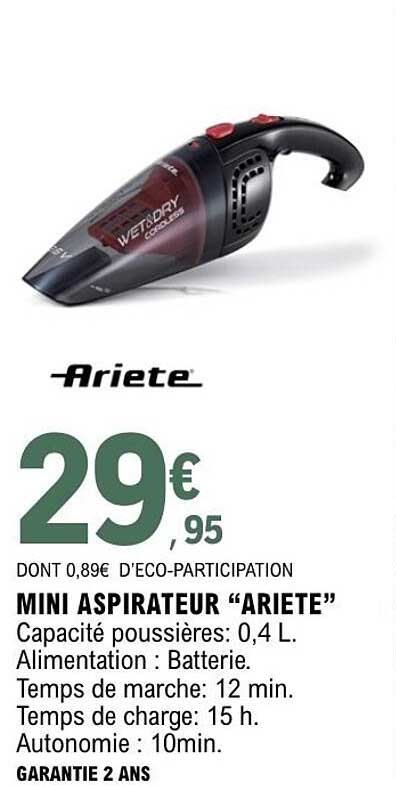 MINI ASPIRATEUR “ARIETE”