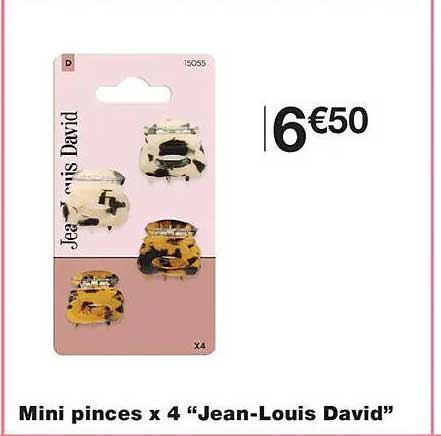 Mini pinces x 4 “Jean-Louis David”