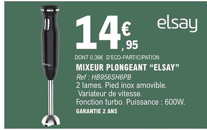 MIXEUR PLONGEANT “ELSAY”