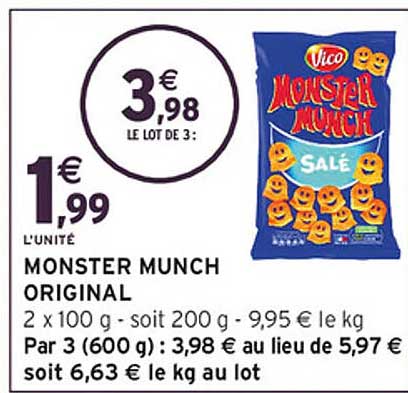 MONSTER MUNCH ORIGINAL