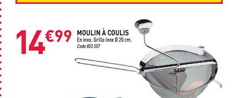 MOULIN À COULIS
