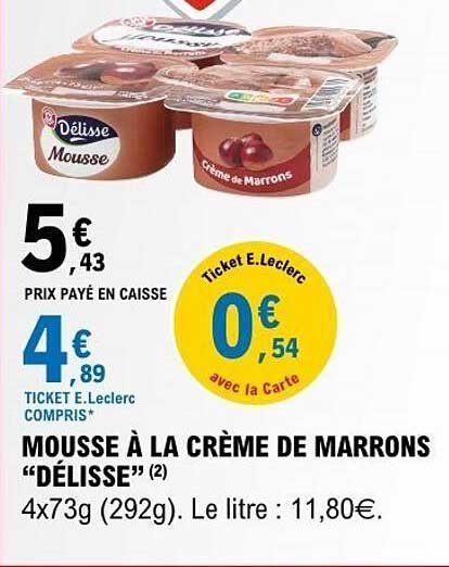MOUSSE À LA CRÈME DE MARRONS "DÉLISSE" (2)