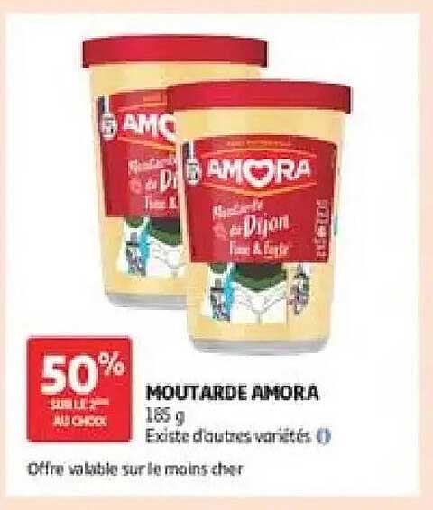 MOUTARDE AMORA 185 g Existe d'autres variétés
