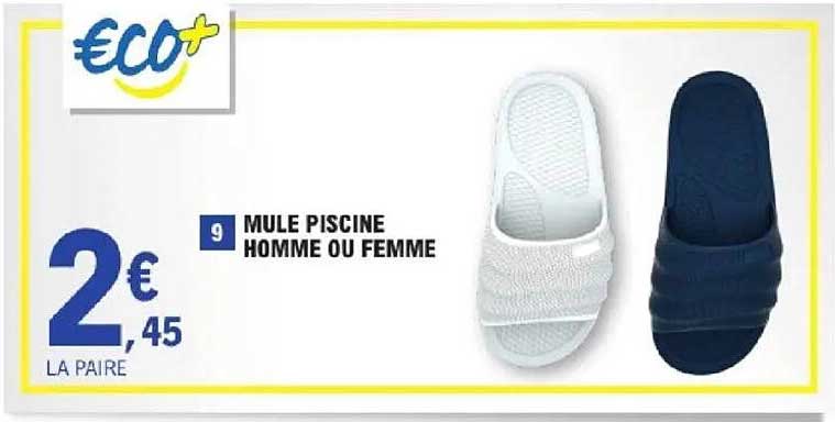 MULE PISCINE HOMME OU FEMME
