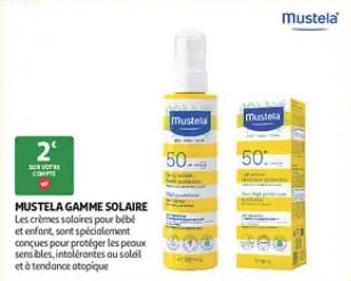 MUSTELA GAMME SOLAIRE