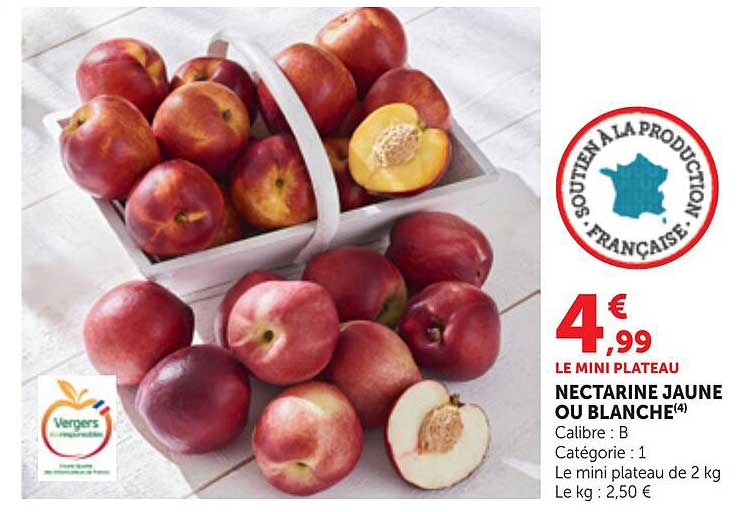 NECTARINE JAUNE OU BLANCHE(4)