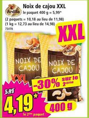 Noix de cajou XXL