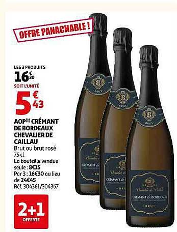 OFFRE PANACHABLE!