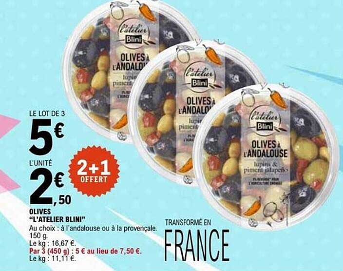 OLIVES "L'ATELIER BLINI"