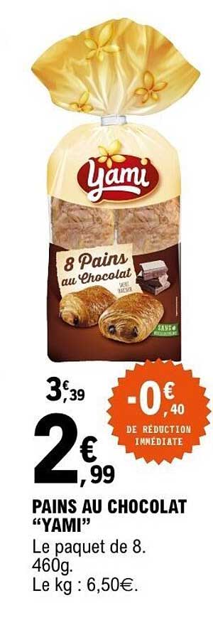 PAINS AU CHOCOLAT “YAMI”