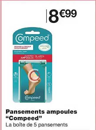Pansements ampoules “Compeed”