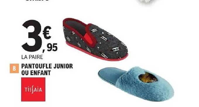 PANTOUFLE JUNIOR OU ENFANT