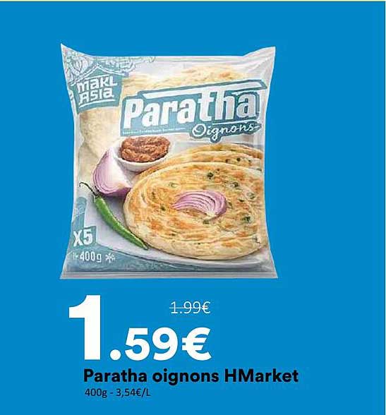 Paratha oignons HMarket