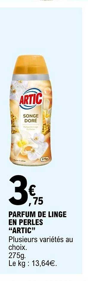 PARFUM DE LINGE EN PERLES “ARTIC”