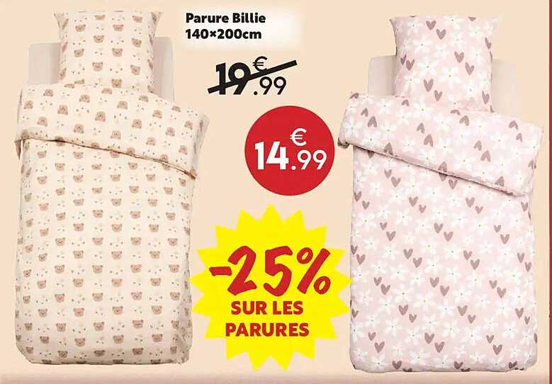 Parure Billie 140×200cm
