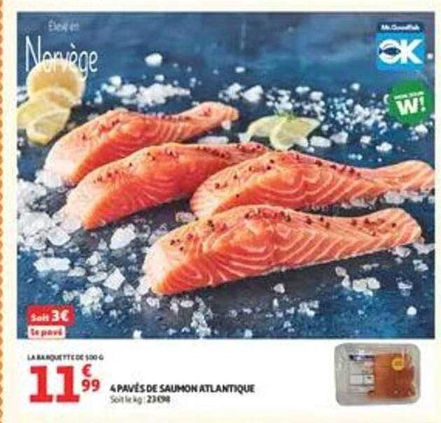 PAVÉS DE SAUMON ATLANTIQUE