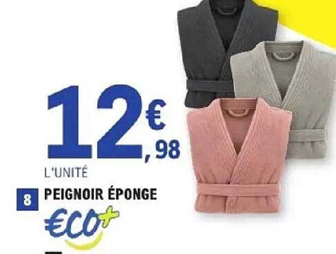 PEIGNOIR ÉPONGE ECO+
