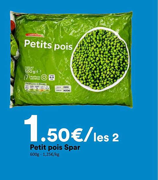 Petit pois Spar