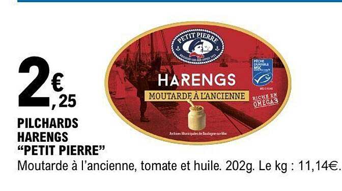 PILCHARDS HARENGS “PETIT PIERRE”