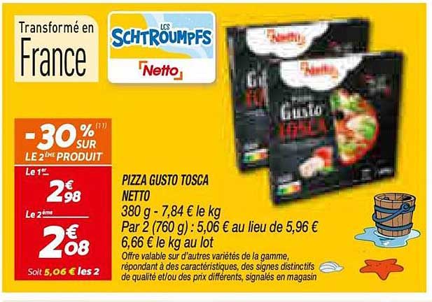 PIZZA GUSTO TOSCA NETTO