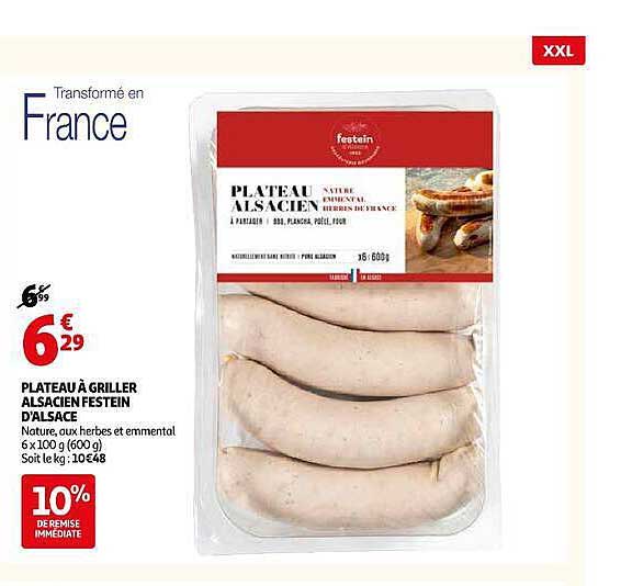 PLATEAU À GRILLER ALSACIEN FEINSTEIN D’ALSACE