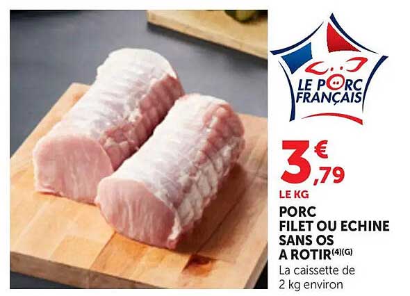 PORC FILET OU ECHINE SANS A ROTIR