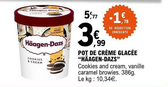 POT DE CRÈME GLACÉE “HÄAGEN-DAZS”