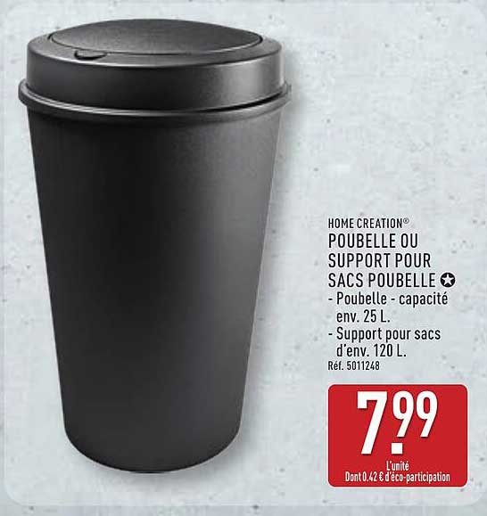 POUBELLE OU SUPPORT POUR SACS POUBELLE