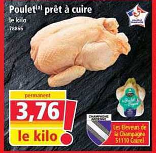Poulet prêt à cuire