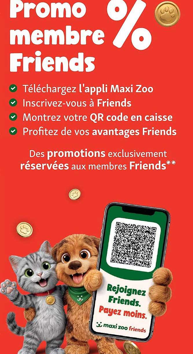 Promo membre Friends
