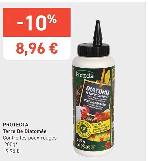PROTECTA Terre De Diatomée Contre les poux rouges 200g*