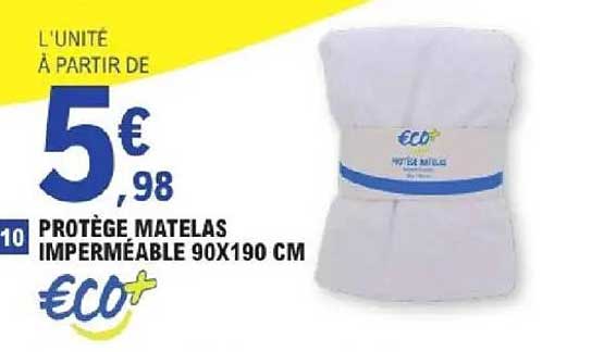 PROTÈGE MATELAS IMPERMÉABLE 90X190 CM