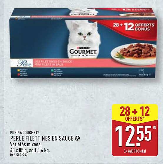 PURINA GOURMET® PERLE FILETTINES EN SAUCE