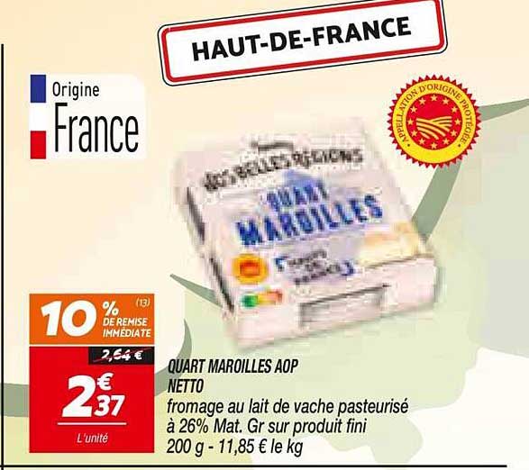 QUART MAROILLES AOP NETTO
