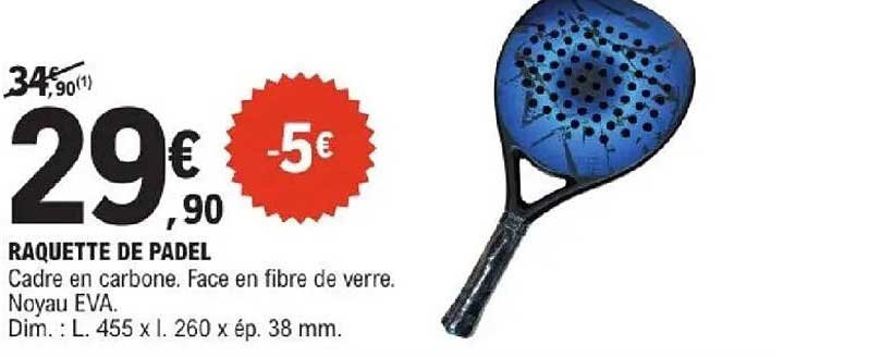 RAQUETTE DE PADEL