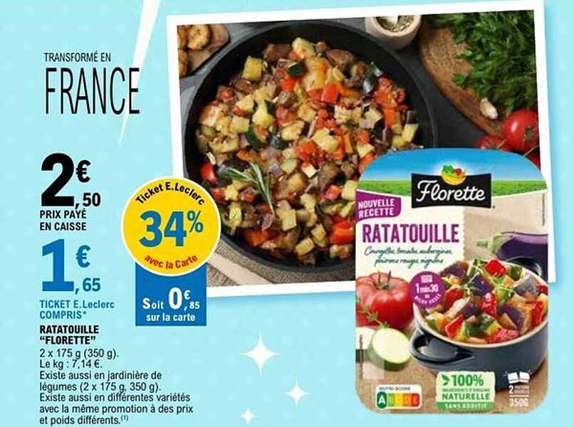 RATATOUILLE “FLORETTE”