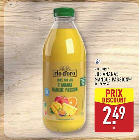 RIO D'ORO JUS ANANAS MANGUE PASSION(A)