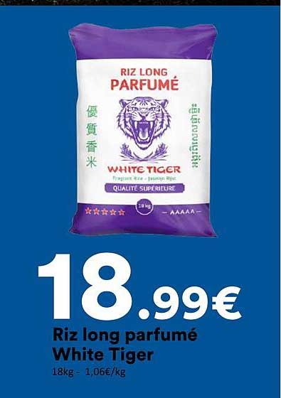 Riz long parfumé White Tiger