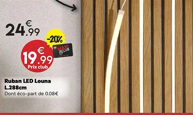 Ruban LED Louna L.288cm