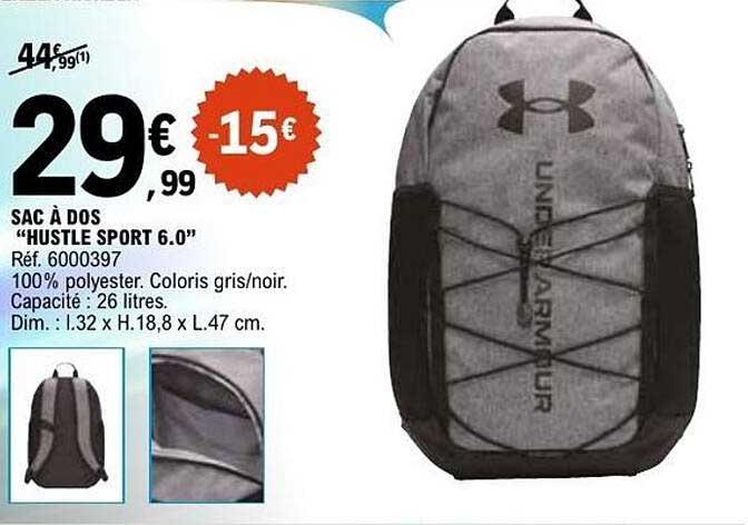 SAC À DOS “HUSTLE SPORT 6.0”