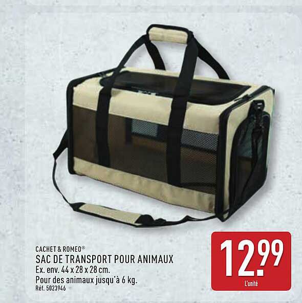 SAC DE TRANSPORT POUR ANIMAUX