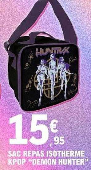 SAC REPAS ISOTHERME KPOP "DEMON HUNTER"