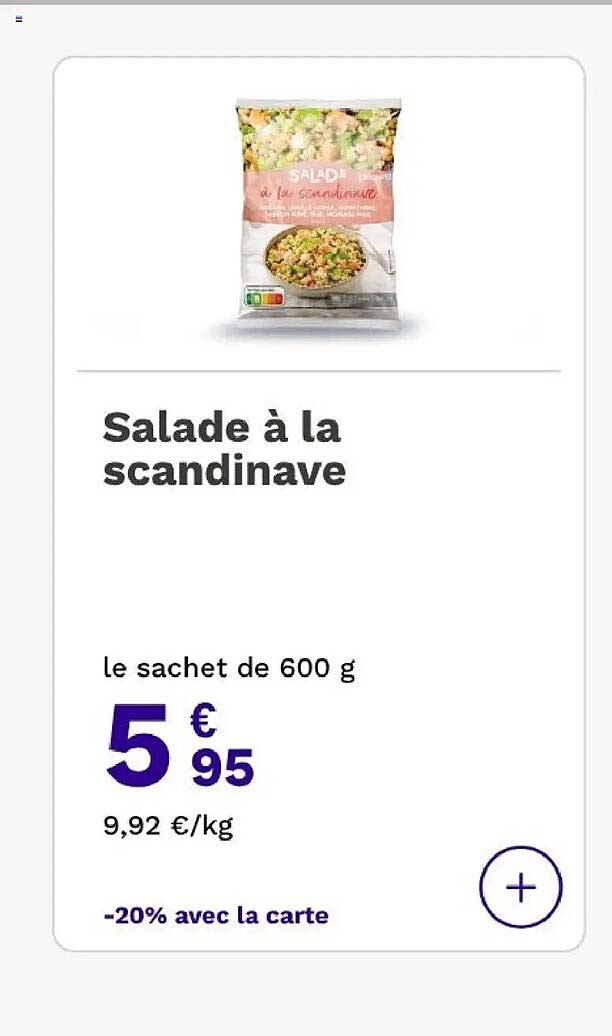 Salade à la scandinave