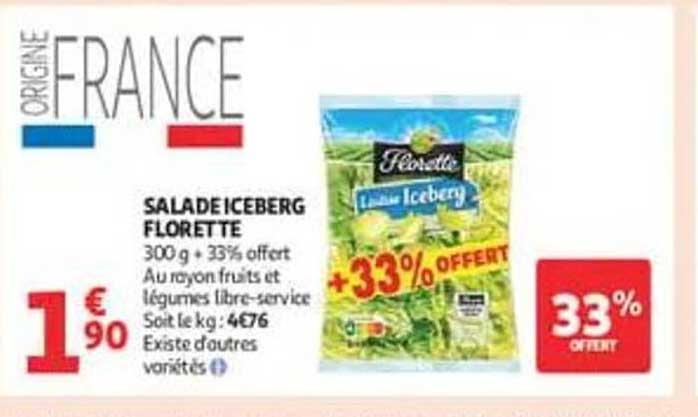 SALADE ICEBERG FLORETTE