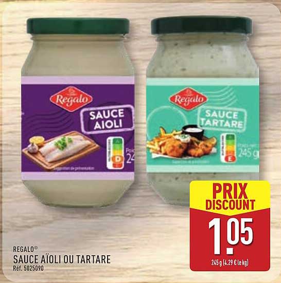 SAUCE AÏOLI OU TARTARE