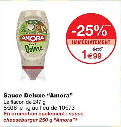 Sauce Deluxe “Amora”