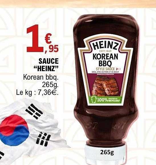 SAUCE “HEINZ” Korean bbq. 265g.