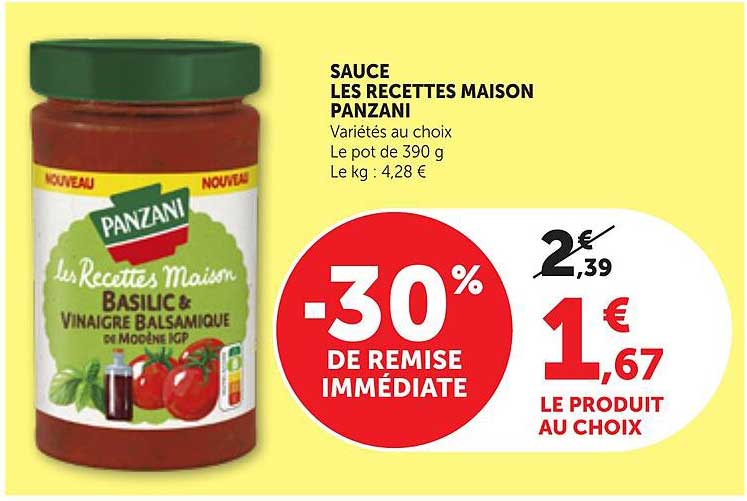 SAUCE LES RECETTES MAISON PANZANI