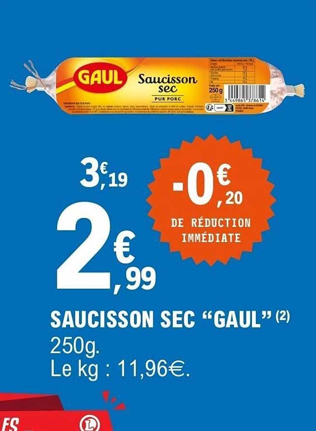 SAUCISSON SEC “GAUL” (2)